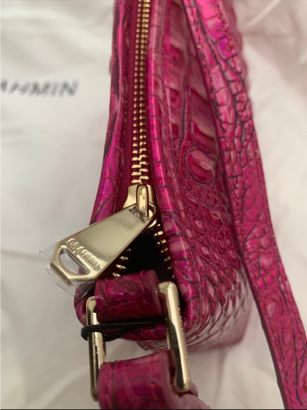 NWT Brahmin Potion (Hot Pink) Lorelei and Matching Potion Ady Wallet - Picture 9 of 14